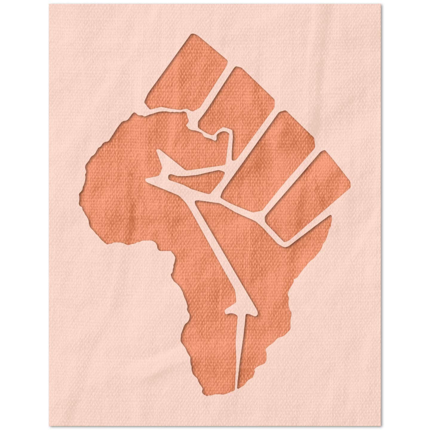 Stencil Stop BLM Africa Outline Stencil - Reusable for DIY Projects, Painting, Drawing, Crafts - 14 Mil Mylar Plastic (3 x 4 inches)