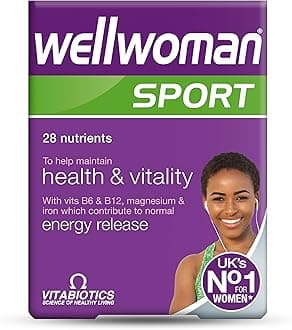 Vitabiotics Sport Multivitamin and Supplements Tablets for Women, Wellwoman