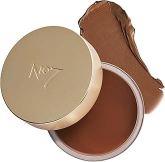 No7 Pro Artist Soft Glow Cream Bronzer Makeup - Blendable Bronzer Cream with a Lightweight Formula - Customizable Face Makeup for a Natural, Sun-Kissed Glow - Medium (1.26 Oz)