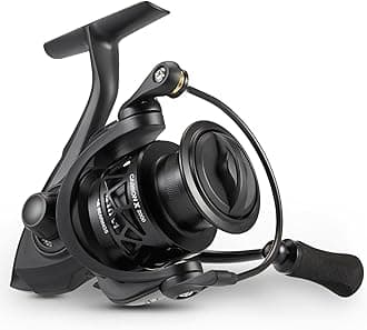 Piscifun Carbon X Spinning Reels - Light to 5.7oz, 6.2:1 High Speed Gear Ratio, Carbon Frame and Rotor, 10+1 Shielded BB, Smooth Powerful Freshwater Spinning Fishing Reel (2000 Series)