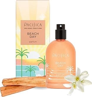 Pacifica Beach Day Spray Perfume, Fragrances, Bliss, Bergamont, Orange Flower, Sandalwood, Amber, Suede Leather, Clean Perfume, Parfum, Eau de Toilette Clean Vegan & Cruelty-Free