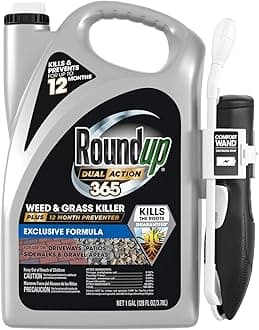 Dual Action 365 Weed & Grass Killer Plus 12 Month Preventer with Comfort Wand, Kills & Prevents for up to 1 Year, 1 gal.