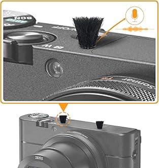 SUNMON Camera Mic Windscreen, Windshield Wind Muff for DJI Osmo Action Camera,Sony RX1 RX10 RX100 Digital Compact Cameras Wind Cover (10 Pack)