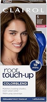 Clairol Nice n Easy Root Touch-Up Permanent Color - # 5 Medium Brown for Women - 1 Application Ha
