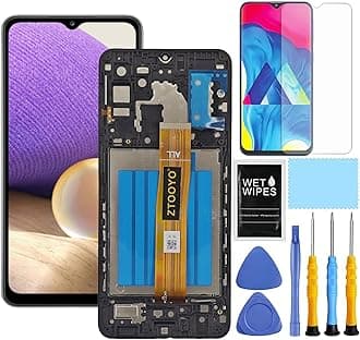 for Samsung A32 5G Screen Replacement kit for Samsung Galaxy A32 LCD Display with Frame S326dl A326u A326b A326a A326w Touch Screen Digitizer Assembly with Tools 6.5 inch (Not A32 4G)