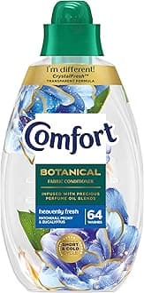 Botanical Heavenly Fresh Fabric Conditioner softener with CrystalFresh* transparent formula Freshness inspired by nature 960 ml (64 washes)