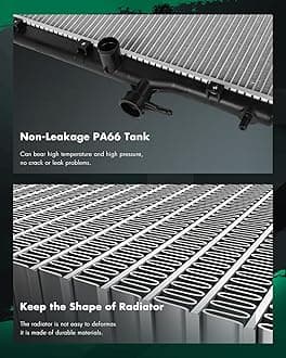 Engine Cooling Radiator Assembly Compatible with Honda CR-V CRV 2007 2008 2009, L4 2.4.L Replaces# 2954