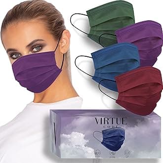 Seamless Essentials Face Masks - Soft 3 Ply Comfort 50 Disposable Face Masks
