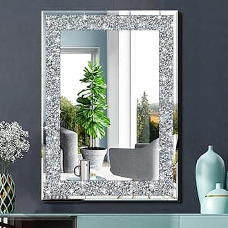 QMDECOR Rectangle Diamond Mirrors
