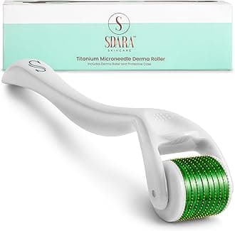 Sdara Skincare Derma Roller Microneedling Roller for Face - Includes Free Storage Case (Pack of 1) Unisex