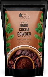 Bliss of Earth 250gm Naturally Organic Dark Cocoa Powder For Chocolate Cake Making & Chocolate Shake, Unsweetened