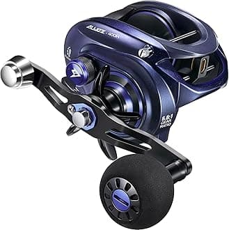 Piscifun Alijoz 400 Baitcast Fishing Reel, 38lb Max Drag Aluminum Alloy Frame, Available in 6.6:1/8.1:1 Ratio, Freshwater and Saltwater Low Profile Casting Reel for Musk