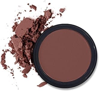 Erinde Single Dark Brown Matte Eyeshadow Palette, High Pigment, Long Lasting, Intense Color, Neutral Nudes Naked Matte Pressed Powder Eye Shadow Palette