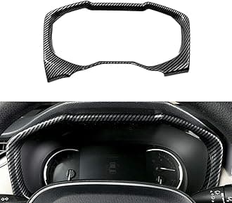 Tocatus for 2019 2020 2021 2022 2023 2024 Toyota RAV4 Accessories ABS Carbon Fiber Dashboard Cover Center Console Dash Board Trim, 1pc
