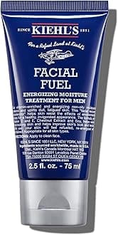 Kiehl's Facial Fuel Moisturizer, Men's Face Cream, with Vitamin C and Caffeine that Contain Antioxidants to Help Energize and Reduce Dullness, Non-Greasy, Paraben-free, Sulfate-free