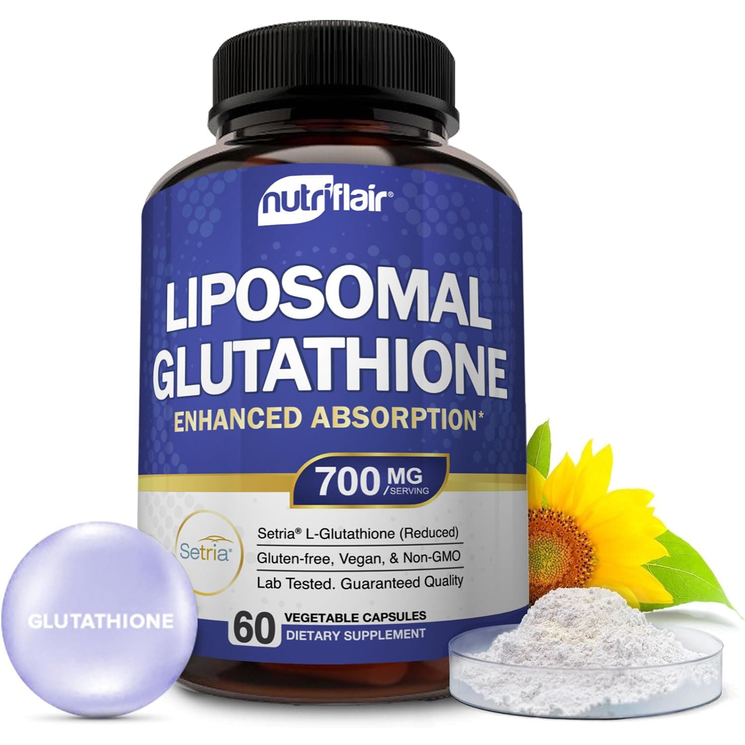 Liposomal Glutathione Supplement (700mg)