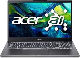 Acer Aspire 15 AI Ready, 15.6" IPS FHD Display, 1920x1080 FHD IPS Display, AMD Ryzen 7 8840HS, AMD Radeon 780M Graphics, 16GB DDR5, Gen4 SSD, Wi-Fi 6E, Copilot Key