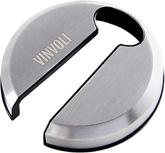 VINVOLI Wine Foil Cutter - Luxury Stainless Steel Wine Foil Cutter Tool - Foil Cutter for Wine Bottles - Wine Cutter Foil Opener Neck Label Remover - Wine Top Seal Cutter - Wine Bottle Foil Cutter