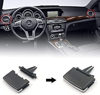 Moonlinks Compatible with Mercedes Benz Front Left Right Air Vent Clips Tabs, Front Row Air Outlet Tabs Clip for W204 C 250 Sport C 300 Luxury 4Matic C 350 Sport C AMG 63/Coupe 2012-2014(Left & Right)