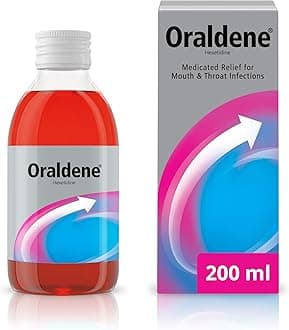 Oraldene Mouthwash | Use at First Sign of Sore Throat | Medicated Mouthwash - Sore Throat Treatment for Adults | 200ml
