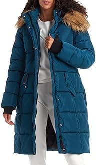 CANADA WEATHER GEAR Women's Winter Jacket - Heavyweight Long Length Bubble Puffer Parka (S-3X)