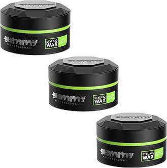 Gummy FONEX STYLING SOFT HAIR WAX MATTE LOOK FINISH 150ML x 3 TUBS