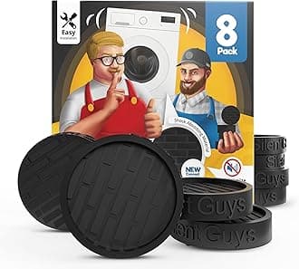 Silent Guys Anti Vibration Pads for Washing Machine - 8 Pack Washing Machine Anti Vibration Pads Vibration Isolation Pads Washing Machine Shock Absorber Washing Machine Leveling Feet