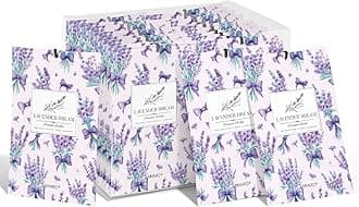 MYARO 20 Pack Lavender Scented Sachets - Drawer & Closet Air Freshener Bags, Natural Odor Eliminator for Car, Home, Bedroom, Office & Travel
