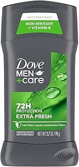 Dove Men +Care Antiperspirant Deodorant Roll On With 48-Hour Sweat And Odor Protection Extra Fresh Antiperspirant Formulated With Vitamin E And Triple Action Moisturizer 2.7 Oz, Pack Of 1