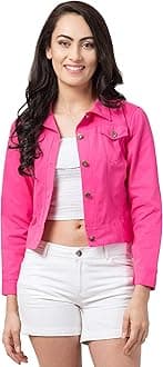 FUNDAY FASHION Men's Denim Blend Standard Length Jacket