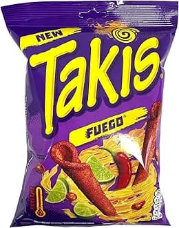 Takis Fuego Chilli and Lime Artificial Flavour Fried Corn Snack 180g