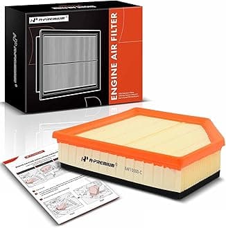 Engine Air Filter Compatible with Volvo S60, S80, V60, V70, XC60, XC70, 2008-2016, 3.0L 3.2L, Replace# 30745344