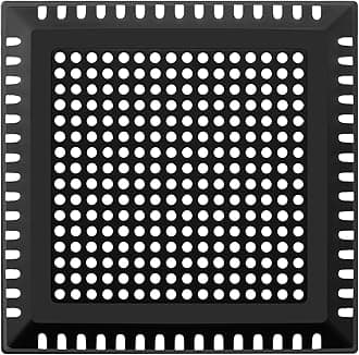 Aluvor Drain Hair Catcher,Shower Drain Cover Hair Catcher Shower Drain Strainer for Bathroom Floor,Square Shower Hair Drain Catcher to Keep Away from Clogged Drain (Matte Black, 4 inch)