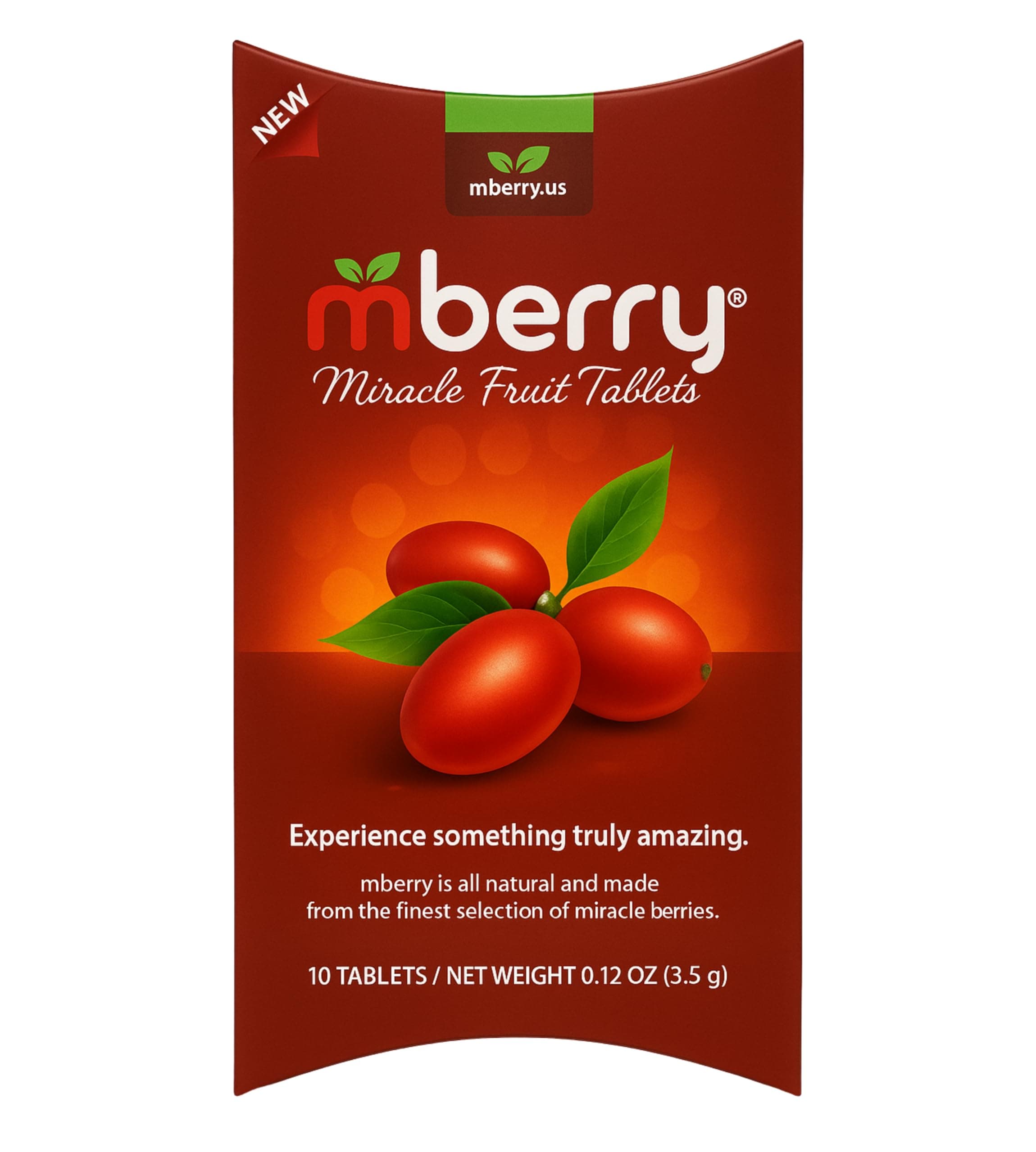 mberry Miracle Berry Tablets, Miracle Fruit Snacks, 10 Count, .12 Ounce, Pack of 1