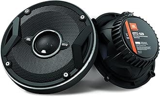 GTO629 6.5/'' GTO 2-Way 360 Watts MAX Power Grand Touring Series Coaxial Car Audio Speakers Bundled with Alphasonik, GTO629+Alpha