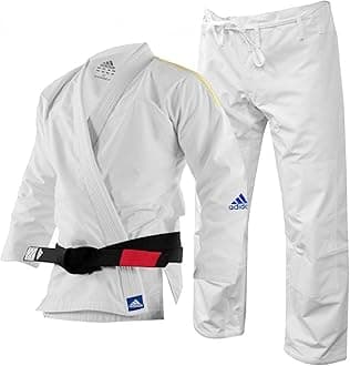 adidas | BJJ Response Uniform | Brazilian Jiu-Jitsu Gi for Men, Women & Kids | Rip-Stop Polycotton Fabric | Ultra-Light & Durable Pants & Pre-Shrunk Jacket | Belt not included, 265g/9oz