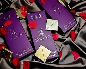 Cleopatra Dark Chocolate for Men & Women I Chocolate Gift Box for Husband & wife I Valentine Gift Set for Boyfriend & Girlfriend I Best Gift Set for Birthday, Anniversary for boy & Girl (Pack Of 3)