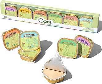 OPET Wet Cat Food Pate, Grain Free Wet Pate, Balanced Recipe Cat Can Food, Mixed 6 Flavor 1.41 Ounce Pack of 6