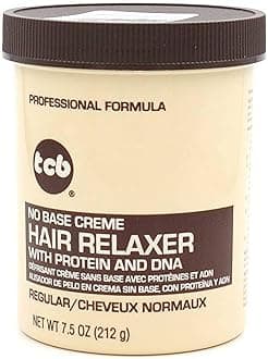 Tcb No Base Hair Relaxer Creme, Regular, 7.5oz