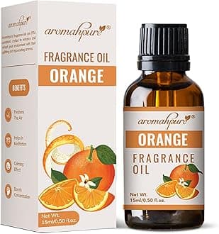 Fragrance Oil | 15 ml | Orange Aroma Oil for Home Fragrance | Best for Aromatherapy | Helps in Meditation | Used in Diffusers, Candles, Air Fresheners, Soaps, IFRA Certified
