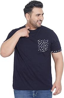Bigbanana Plus Size Men's Round Neck T-Shirt