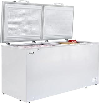 KoolMore KM-SCF-30C 79 in. Commercial Two-Door Chest Freezer, 30 Cu. Ft. in White, ETL Listed