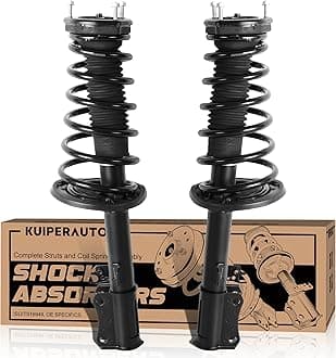 172309 172310 Pair Rear Complete Strut Spring Shock Absorber Compatible with 2008-2011 Toyota Camry Avalon