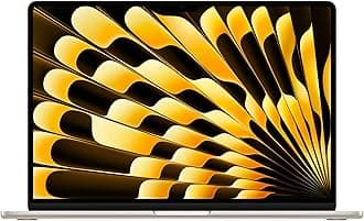 - 2025 MacBook Air 15-inch Laptop with M4 chip: Built for Apple Intelligence, 15.3-inch Liquid Retina Display, 16GB Unified Memory, 512GB SSD Storage, 12MP Center Stage Camera, Touch ID; Starlight