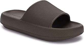 Joomra Pillow Slippers for Women and Men Non Slip Quick Drying Shower Slides Bathroom Sandals | Ultra Cushion | Thick Sole