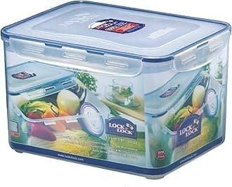 LOCK & LOCKClear 9 Litres Capacity Rectangular Plastic Food Container, HPL838