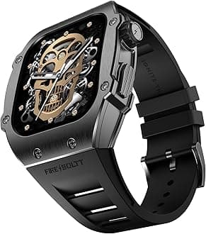 Fire-Boltt Asphalt Newly Launched Racing Edition Smart Watch 1.91 Full Touch Screen, Bluetooth Calling, Health Suite, 123 Sports Modes, 400 mAh Battery (Gun Metal Black)
