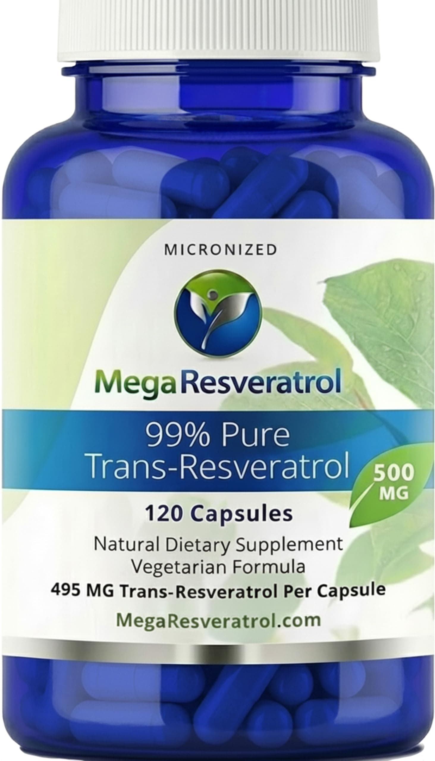 Trans-Resveratrol 500 mg capsules