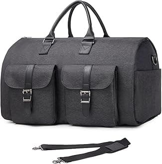 Convertible Travel Garment Bag,Carry on Garment Duffel Bag for Men Women - 2 in 1 Hanging Suitcase Suit Business Travel Bag
