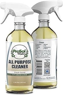 All Purpose Cleaner Cleaning Spray 16 oz - Multi Surface Cleaner Use to Clean Counters, Wood, Stone, Tile, Fabric, Tub & Appliances Revealing Natural Shine & Refreshing Scent